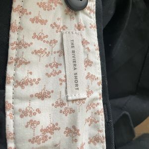 Black Riviera Shorts